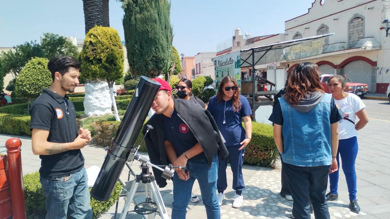 Fue UATx punto de observación de eclipse solar